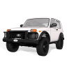 силовой передний бампер f-design fd 2.0 для L@DA 4x4 с защитой фар (окраска стандарт) купить недорого с доставкой в Апатиты