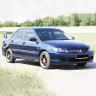 Накладки на пороги "Sport 2.0" для Mitsubishi Lancer IX (2006-2009) купить недорого с доставкой в Апатиты