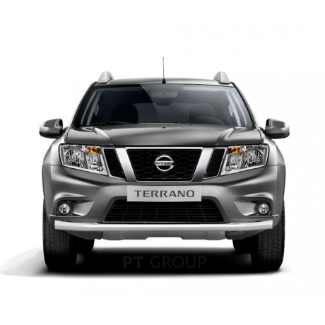 Защита переднего бампера одинарная d63мм (НПС) RENAULT Duster 2016-2020/ NISSAN Terrano 2014- купить недорого с доставкой в Апатиты