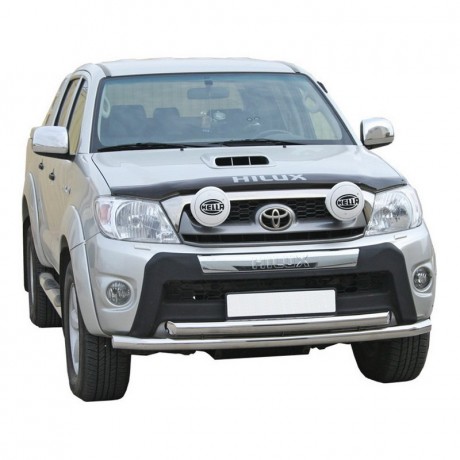 Защита переднего бампера «Труба двойная» (d63,5) для Toyota Hilux pickup (2008-2011)(Окрашенное) купить недорого с доставкой в Апатиты