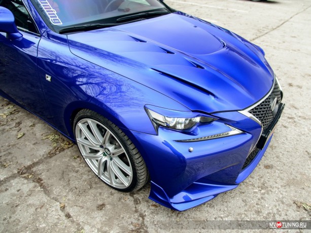 Клыки (накладки) переднего бампера "F-Sport" для Lexus IS III (2013-2016) купить недорого с доставкой в Апатиты