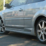 Накладки на пороги "Sport" для Ford Focus 2 (хэтчбэк) 3-5D (2004-2011) купить недорого с доставкой в Апатиты