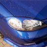 Накладки на фары (реснички) для Chevrolet Lacetti хэтчбэк (2004-2013) купить недорого с доставкой в Апатиты