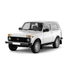 Защита порогов с накладками d63мм ШАГРЕНЬ (ППК) L@DA "4х4 2121" 1995-/ "4x4 URBAN" 2015- купить недорого с доставкой в Апатиты
