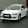 Накладка на передний бампер "GT" для Mitsubishi Lancer X купить недорого с доставкой в Апатиты