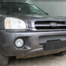 Защита радиатора "Standart" Hyundai Santa Fe (2000-2006) низ, хром купить недорого с доставкой в Апатиты