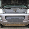 Защита радиатора "Standart" Hyundai Santa Fe (2000-2006) низ, хром купить недорого с доставкой в Апатиты