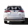 Защита заднего бампера «Труба с уголками» (d51/40) для Toyota RAV4 рестайлинг, (2015-н.в.)(Окрашенное) купить недорого с доставкой в Апатиты