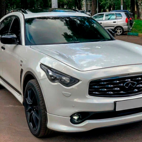 Накладки на фары (реснички) для Infiniti QX70 купить недорого с доставкой в Апатиты