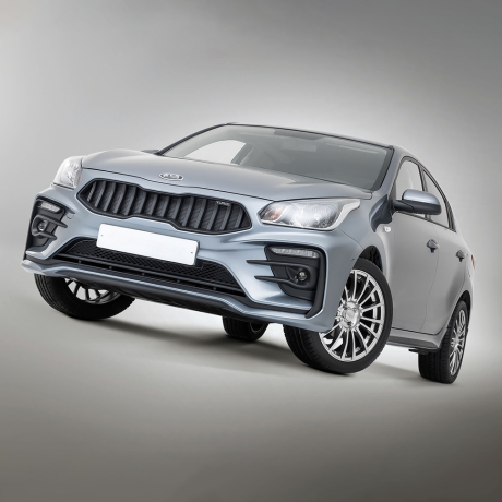 Бампер передний "Kudos" для Kia Rio (2017-2020) купить недорого с доставкой в Апатиты