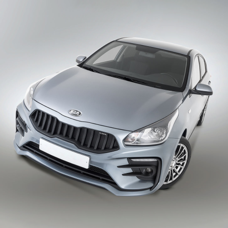 Бампер передний "Kudos" для Kia Rio (2017-2020) купить недорого с доставкой в Апатиты