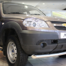 Защита радиатора "Standart" B@3 2123 "Chevrolet Niv@" чёрная купить недорого с доставкой в Апатиты
