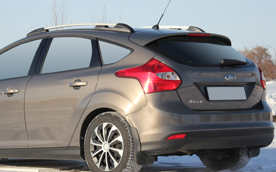 Рейлинги для Ford Focus III (2011-2019) хэтчбек Серебристый пластик купить недорого с доставкой в Апатиты