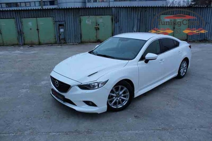 Капот "SkyActivSport" var №2 (с прорезанными жабрами) для Mazda 6 (2013-н.в.) купить недорого с доставкой в Апатиты