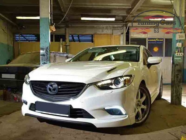Капот "SkyActivSport" var №2 (с прорезанными жабрами) для Mazda 6 (2013-н.в.) купить недорого с доставкой в Апатиты