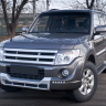 Накладка (юбка) переднего бампера "Broomer Design" (Без ДХЛ) для Mitsubishi Pajero IV (2006-2015) купить недорого с доставкой в Апатиты