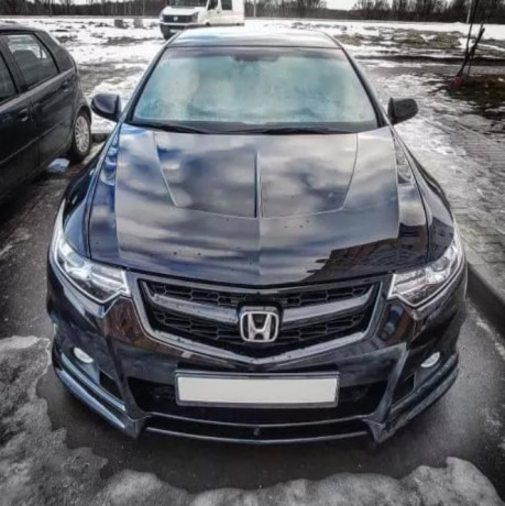 Решетка радиатора "Sport Modulo" var №5 (под логотип) для Honda Accord VIII (2008-2010) купить недорого с доставкой в Апатиты