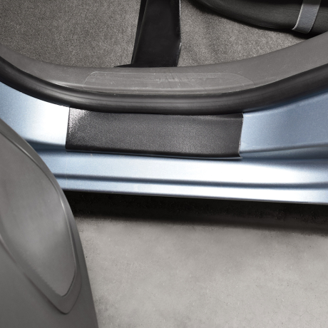 Накладки в проем дверей (4 шт) ЧЕРНЫЕ (ABS) CHEVROLET Cobalt (2019-н.в.) купить недорого с доставкой в Апатиты