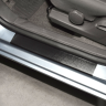 Накладки в проем дверей (4 шт) ЧЕРНЫЕ (ABS) CHEVROLET Cobalt (2019-н.в.) купить недорого с доставкой в Апатиты
