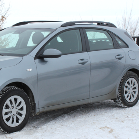 Рейлинги для Kia Ceed (2018-н.в.) Серебристый пластик купить недорого с доставкой в Апатиты