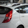 Рейлинги для Hyundai Solaris (2011-2017) хэтчбек Серый купить недорого с доставкой в Апатиты