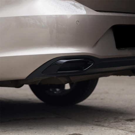 Имитация выхлопа BLACK (черный глянец) для Volkswagen Polo Liftback (2020-2023) купить недорого с доставкой в Апатиты
