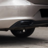 Имитация выхлопа BLACK (черный глянец) для Volkswagen Polo Liftback (2020-2023) купить недорого с доставкой в Апатиты