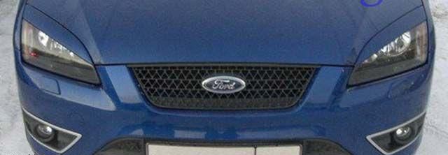 Накладки на фары (реснички) широкие var №2 для Ford Focus 2 (2004-2008) купить недорого с доставкой в Апатиты