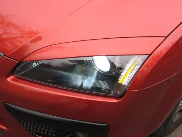 Накладки на фары (реснички) широкие var №2 для Ford Focus 2 (2004-2008) купить недорого с доставкой в Апатиты