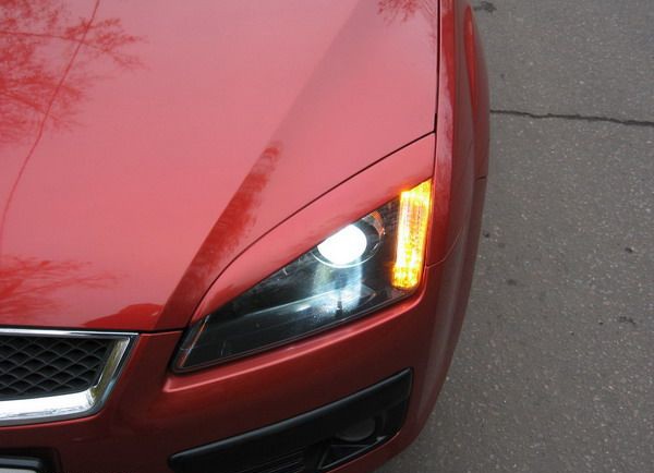 Накладки на фары (реснички) широкие var №2 для Ford Focus 2 (2004-2008) купить недорого с доставкой в Апатиты