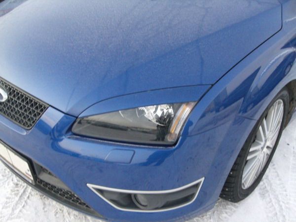 Накладки на фары (реснички) широкие var №2 для Ford Focus 2 (2004-2008) купить недорого с доставкой в Апатиты