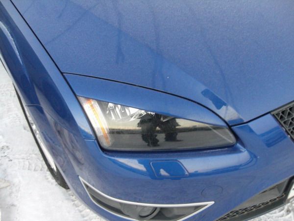 Накладки на фары (реснички) широкие var №2 для Ford Focus 2 (2004-2008) купить недорого с доставкой в Апатиты
