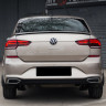 Имитация выхлопа SILVER (серебристый) для Volkswagen Polo Liftback (2020-2023) купить недорого с доставкой в Апатиты