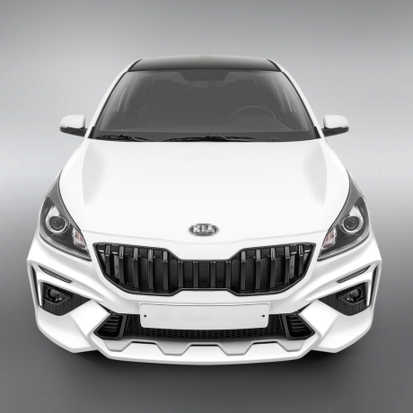 Бампер передний "ROTOR" для Kia Rio (2017-2020) купить недорого с доставкой в Апатиты