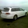 Накладки (клыки) на задний бампер (сток) Toyota Caldina (210) купить недорого с доставкой в Апатиты