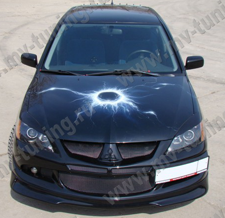 Крепление гос. номера в стиле EVO для Mitsubishi Lancer IX (2003-2009) купить недорого с доставкой в Апатиты