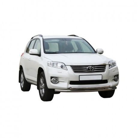 Защита переднего бампера «Труба двойная» (d63,5) для Toyota RAV4 (2010-2013)(Окрашенное) купить недорого с доставкой в Апатиты