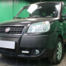 Защита радиатора "Standart" Fiat Doblo (2005-2016) чёрная купить недорого с доставкой в Апатиты