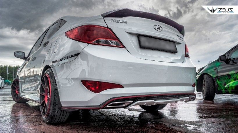 Аэродинамический обвес "ZEUS" Hyundai Solaris 2015-н.в. Рестайлинг купить недорого с доставкой в Апатиты
