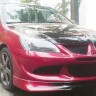 Накладка (юбка) переднего бампера "EVO" (Для бампера EVO) для Mitsubishi Lancer IX (2003-2009) купить недорого с доставкой в Апатиты