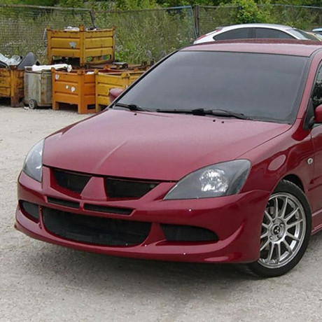 Бампер передний в стиле "EVO" для Mitsubishi Lancer IX (2003-2009) купить недорого с доставкой в Апатиты