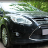 Защита радиатора "Standart" Ford C-MAX (2010-2015) чёрная купить недорого с доставкой в Апатиты