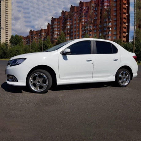 Накладки на пороги "BRAZ" для Renault Logan 2 купить недорого с доставкой в Апатиты