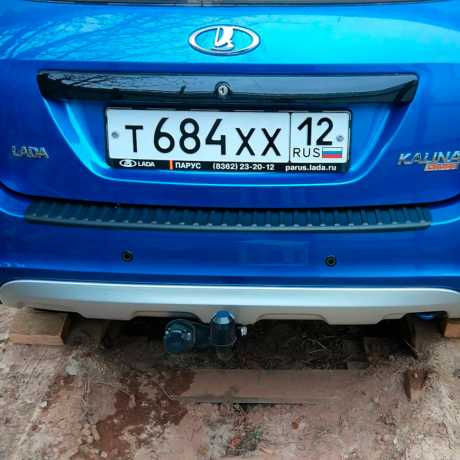 защитная накладка на задний бампер l@da K@LIN@, l@da gr@nt@ fl, универсал купить недорого с доставкой в Апатиты