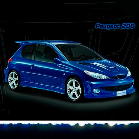 Бампер передний "WRC Style" для Peugeot 206 купить недорого с доставкой в Апатиты