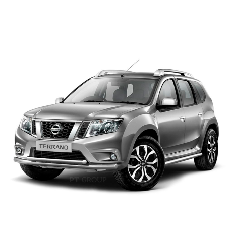 Защита переднего бампера двойная d63/51мм (НПС) RENAULT Duster 2016-/ NISSAN Terrano 2014- купить недорого с доставкой в Апатиты