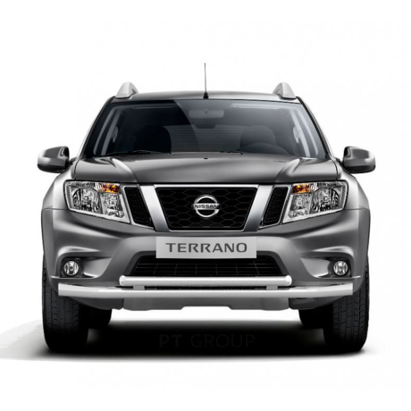 Защита переднего бампера двойная d63/51мм (НПС) RENAULT Duster 2016-/ NISSAN Terrano 2014- купить недорого с доставкой в Апатиты