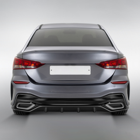 Бампер задний "Quant" для Hyundai Solaris (2017-2020) купить недорого с доставкой в Апатиты