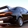 Накладки на пороги "2.0" для Mitsubishi Lancer X (2007-2016) купить недорого с доставкой в Апатиты