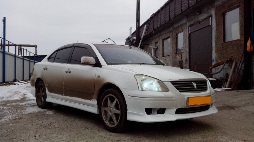 Накладка на передний бампер (сток) Toyota Premio (240) Дорестайлинг купить недорого с доставкой в Апатиты